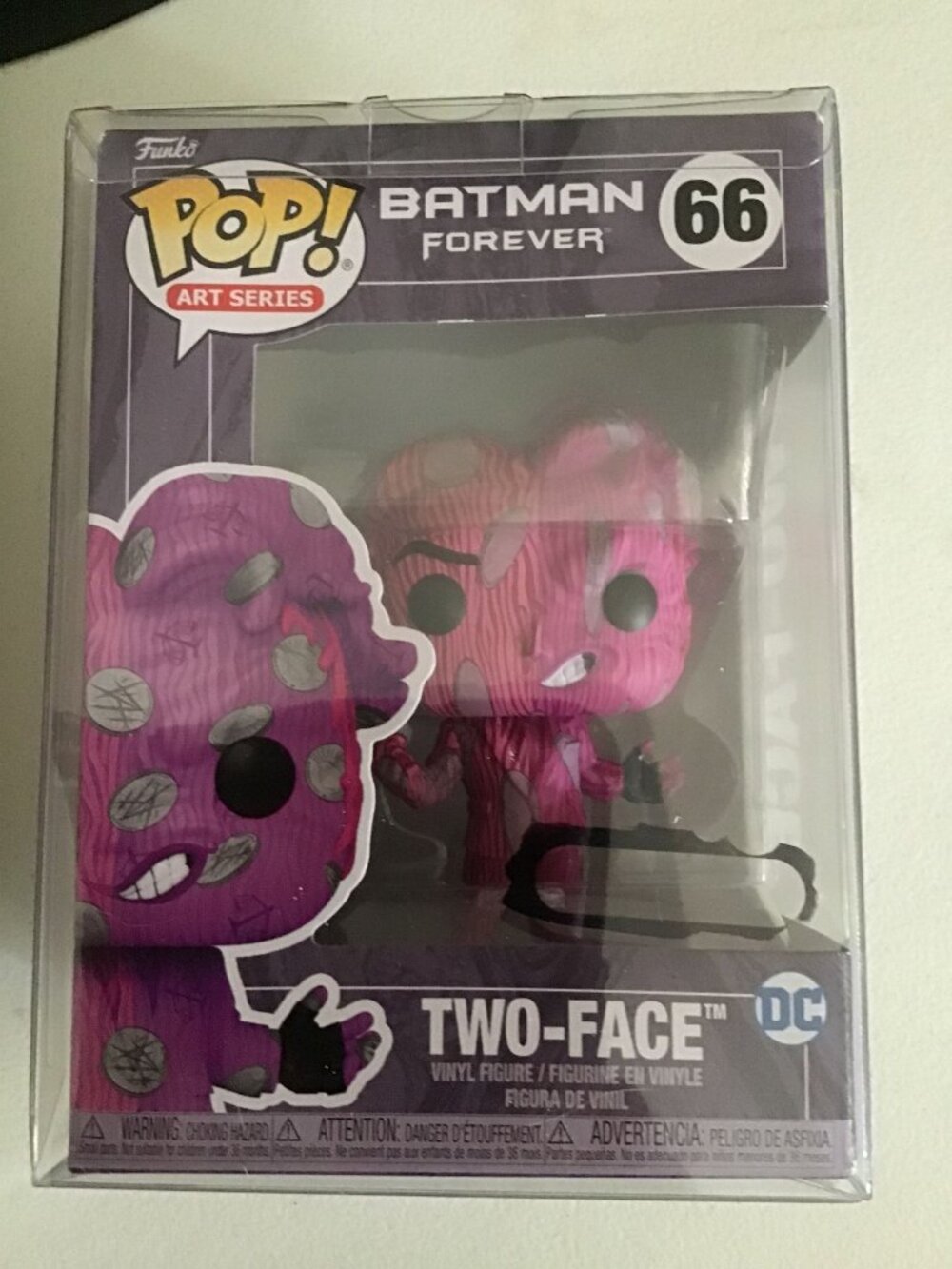 Funko Pop Batman Forever Two-Face #66 Art Series Target Exclusive w/Protector